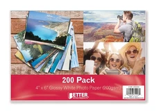 Glossy Photo Paper 4x6 Inch 200 Sheets 200gsm High Quality Print Picture