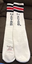 Rare Vintage Pair Indy 500 Tube Socks Topsox Three Stripe