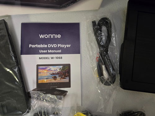 Wonnie 12,5" Tragbarer DVD Player mit 10,5" Schwenkbarem HD-Bildschirm, Auto Kopfstütze Koffer + - Bild 12 von 21