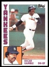 1984 Topps Oscar Gamble New York Yankees #512
