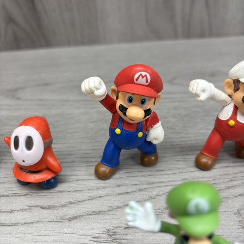 Lotto 6 figurine Jakks Super Mario 2" pollici World of Nintendo Series - Foto 7 di 14