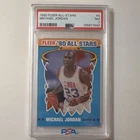 1990-91 Fleer All-Stars Michael Jordan #5 Insert Basketball Card PSA 7