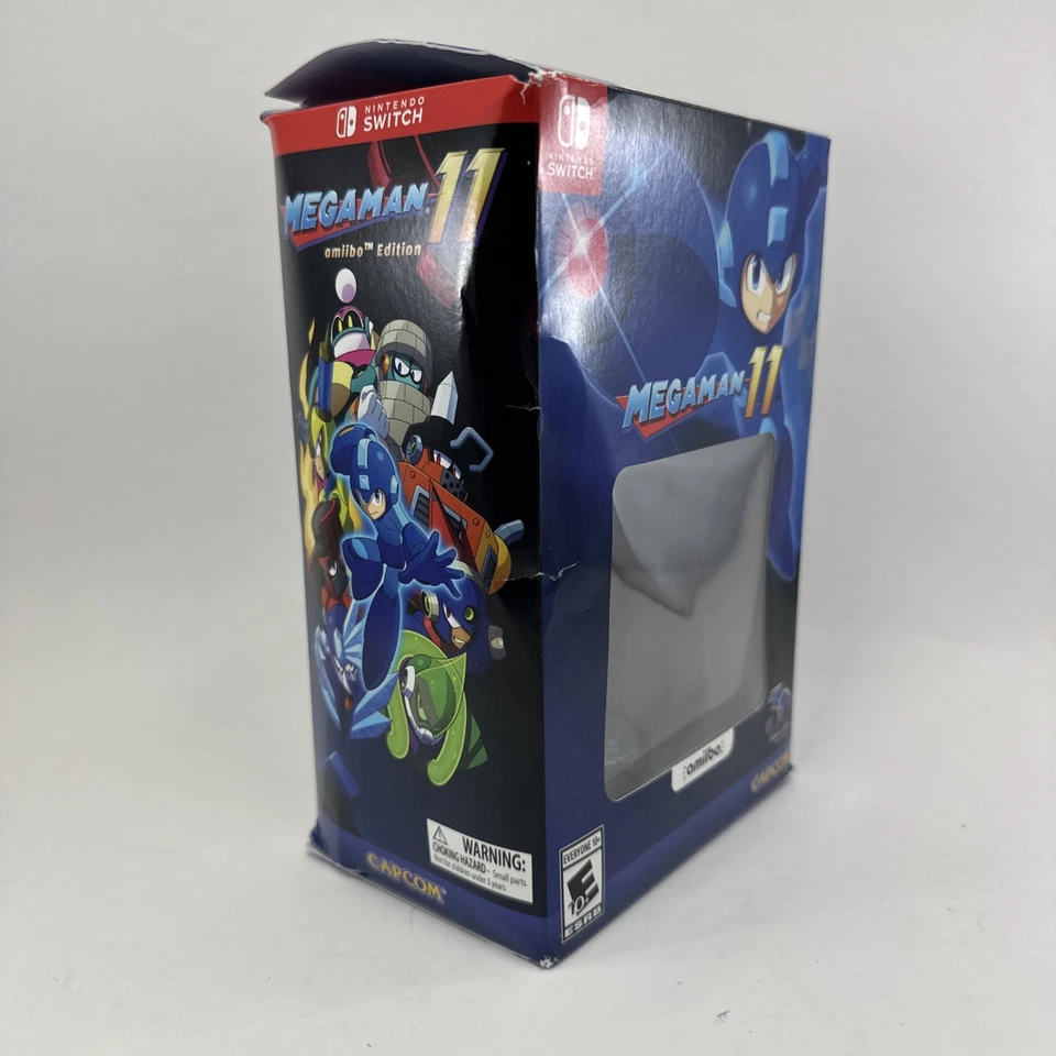 Mega Man Nintendo Switch Megaman 11 Amiibo Edition Figure And Box - Image 3 of 4