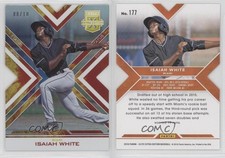 2016 Panini Elite Extra Edition Status Tie-Dye Die-Cut /10 Isaiah White #177