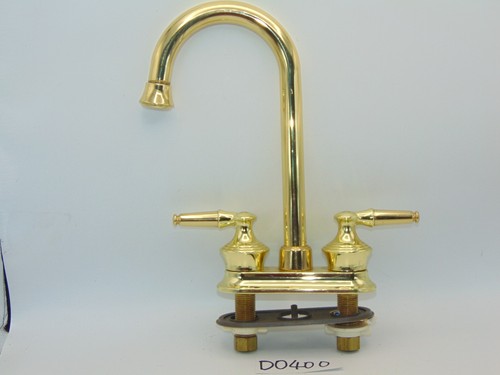 Kohler Rubinetto Barra 2 Maniglie Ottone Lucido 4" Centro Espositore Negozio Alto 10"