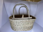 Natural woven seagrass or straw basket is the perfect stylish storage solution