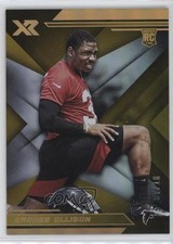 2019 Panini XR Rookies Gold /10 Qadree Ollison #151 Rookie RC