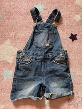 Kids / Toddler Levi s Denim Short Overalls - Size 5 Medium Wash Denim