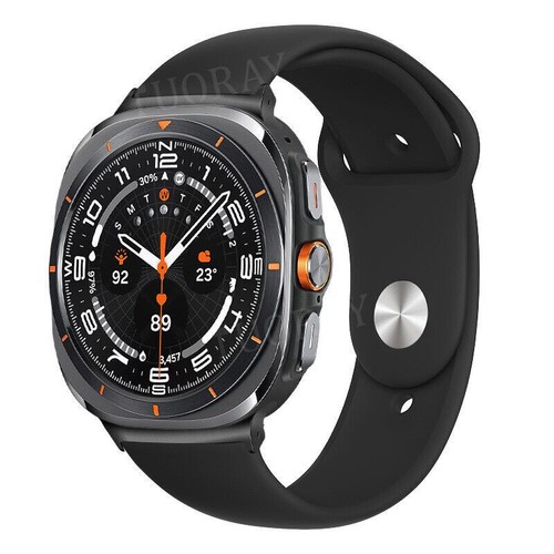 For Samsung Galaxy Watch Ultra 47mm 2024 Soft Sport Silicone Strap Band Bracelet - Picture 18 of 25