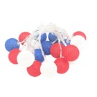 2 PCs Festival Lampe Saite Dekorative LED -Gartenlampe Independence Day Light