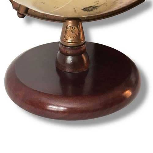 Replogle World Classic 9" Globus Holzsockel erhöhtes Relief Made in USA Vintage EUC - Bild 7 von 9
