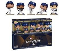 Funko Pop Los Angeles Dodgers 2024 MLB World Series Champions 5-Pack (Exclusive)