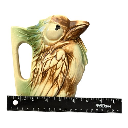 Rare Vintage 1950s Nelson McCoy Pottery Kookaburra Parrot Bird Pitcher 7” Tall - Bild 9 von 9