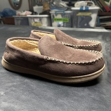 Dockers Men  s 11 Brown Slippers Memory Foam Indoor  Outdoor 950