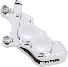 Arlen Ness Tech Brake Calipers 4 Piston Chrome Front Right #02-222