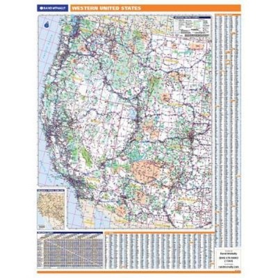 Western Us Regional Wall Map Western Us Regional Wall Map Western