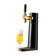 Draft Pour Beer Dispenser & Ultra Fine Foam Maker - Mini Kegerator for Medium