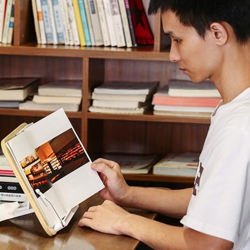 13.5x9.3in Book Holder Foldable Book Stand Mutifunctional Stand Hold Book - Afbeelding 2 van 8