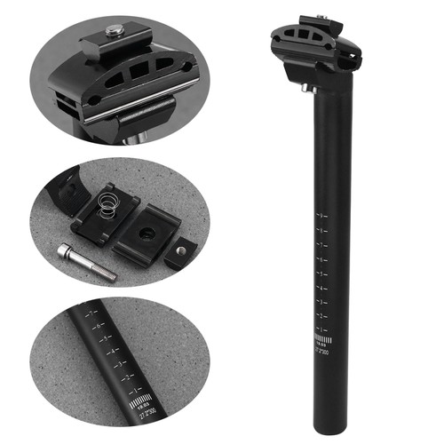 2 stücke Sitz Post Alluminiumlegierung Fahrrad Ersatz extra lange Sattelstütze - Bild 3 von 12