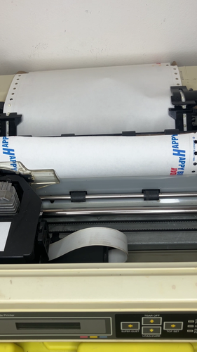 Panasonic Impact Dot Matrix Printer KX-P2124 WORKING, SEE VIDEO ‘Quiet’ 24-Pin - Video 1 of 1
