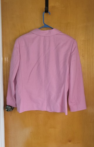 Vintage Pendleton Blazer Damen Größe 14 Zierlich Rosa 100 % Schurwolle Hergestellt in den USA - Bild 2 von 6