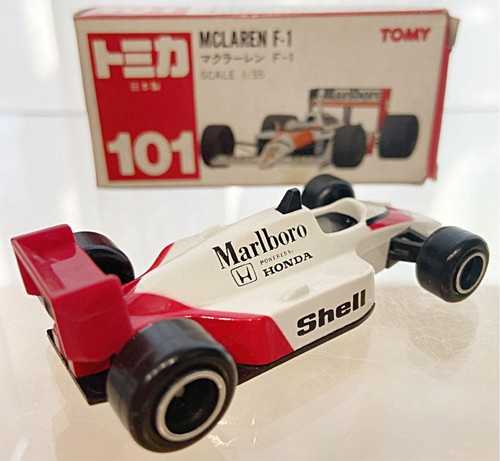 Tomica No.101 McLaren F1 MP4/4 1988 Ayrton Senna Japan Collectible Car - Picture 4 of 6