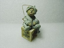 Vintage Boyds Bears Binkie Baby's 1st Christmas 2003 Resin Ornament Pacifier