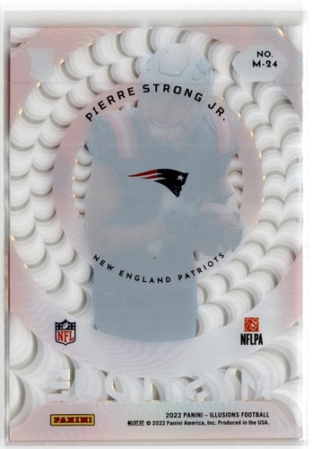 2022 Panini Illusions Mystique Orange Pierre Strong Jr. #M-24 New England - Picture 2 of 2
