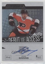 2023-24 Upper Deck Credentials Debut Ticket Access /299 Adam Ginning Auto 1e8j