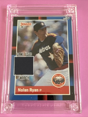 Camiseta Fusion 2024 NOLAN RYAN Houston Astros Juego Usado Parche en 88 Donruss - Imagen 1 de 2