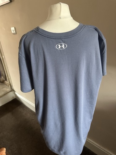 Ladies Under Armour Short Sleeved Blue Loose fit T-Shirt XL - Picture 3 of 5
