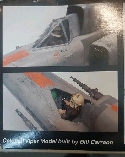 Revell Battlestar Galactica TOS Colonial Viper MK I 30th Model W/ Pilot COMPLETE - Picture 3 of 12