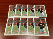 (10) 1989 STEVE BEUERLEIN #270 Topps ROOKIES RAIDERS COWBOYS CARDINALS