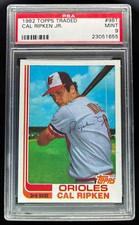 1982 Topps Traded #98T Cal Ripken PSA 9