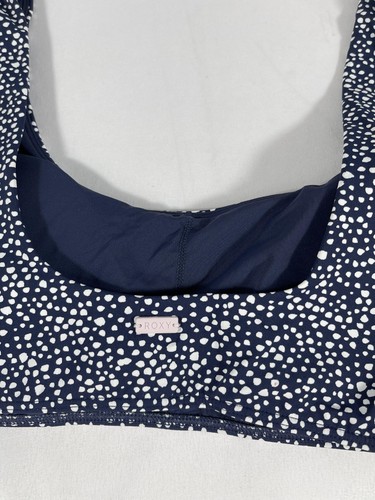 Costume da bagno bikini Roxy PT Beach Classics bralette donna XL blu bianco a pois nuovo - Foto 9 di 13