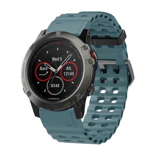 Quickfit Silikon Uhrenarmband Für Garmin Fenix 3HR 5 5X 7 7X 6 6X Pro 8 E Enduro - Picture 53 of 248