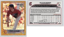 2022 Topps Chrome Logofractor Edition Gold Refractor /50 Shane Bieber #66