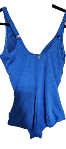 Artesands Nefertiti Swimsuit Blue Sz 14+ | Multi D–G Cup | Textured 1 Piece - Picture 13 of 21