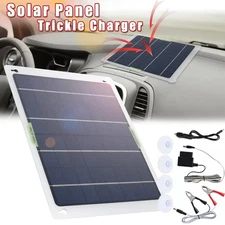 80W Solar Panel 12V Trickle Charger Battery Charger Kit Maintainer Boat Car RV