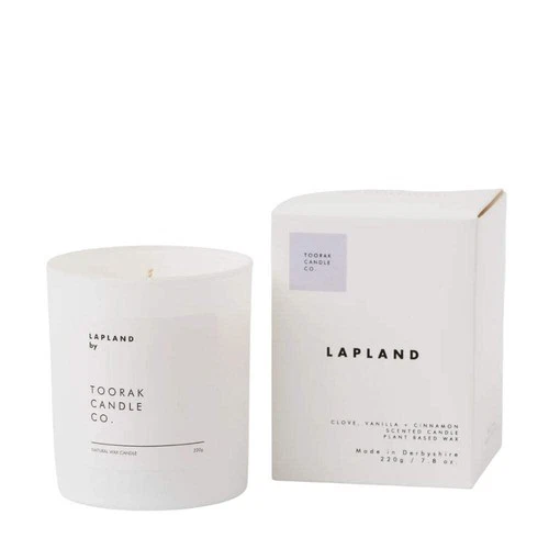 Toorak Candle Co Lapland Natural Wax Candle 220g Scented Soy Candle