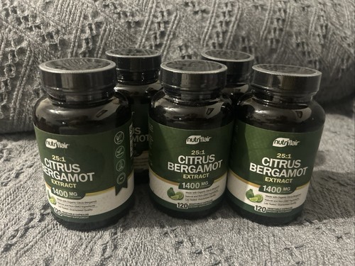 Zitrus Bergamotte 1400mg 120 Ct Herz Gesundheit Non-GMO Supplements 02/28