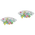  48 STÜCKE Dinosaurier Cupcake Wrapper Plektren DIY Dekorative