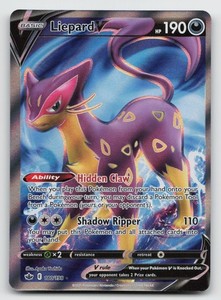 Liepard V 180/198 SWSH Chilling Reign Ultra Rare Pokémon NM