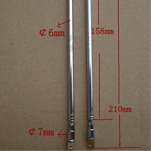 Kit Antenne Télescopique Compatible avec Pour Radios et Téléviseurs Longueur - Photo 7/8