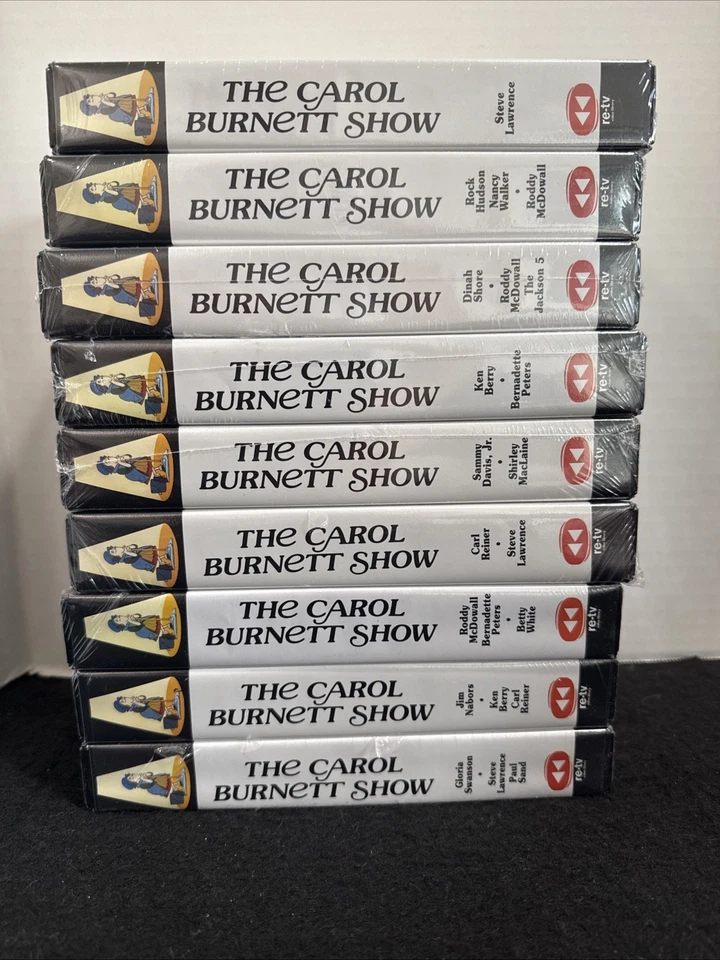 The Carol Burnett Show VHS Lot (7) SEALED Foto 2 de 2