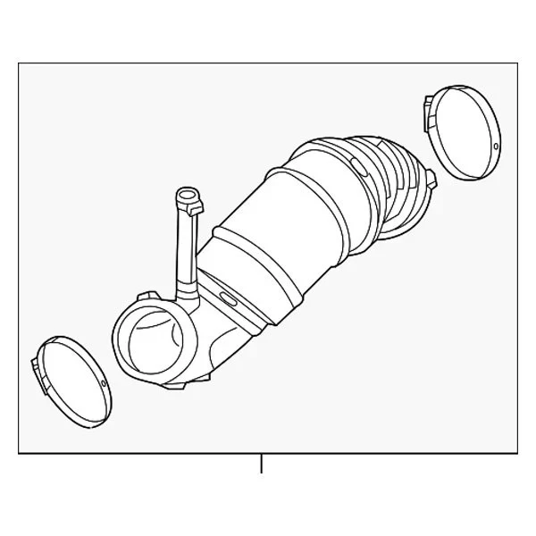 For Ram 2500 2016-2018 Mopar 53032944AL Engine Cold Air Intake Tube - Imagem 4 de 4