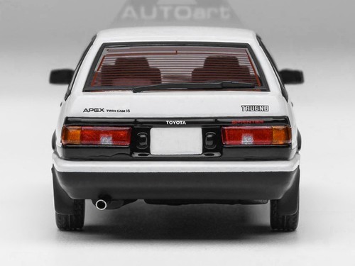 TOYOTA SPRINTER TRUENO (AE86) RHD WHITE "INITIAL D" 1/64 MODEL BY AUTOART 20031 - Picture 8 of 10