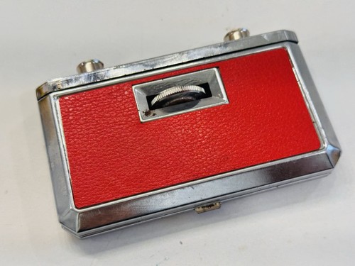 Vintage Eikow Travelers Opera Glasses Collapsible Binoculars 2.5 X 25 Red JAPAN - Picture 6 of 9
