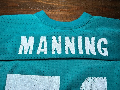russell athletic Vintage 60s 70’s Jersey Miami Dolphins Color #51 Manning Custom - Picture 9 of 12