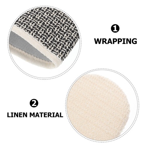 2 Pcs Bath Towel Men and Women Body Scrubber Exfoliator Cleaning Gloves - Bild 7 von 12